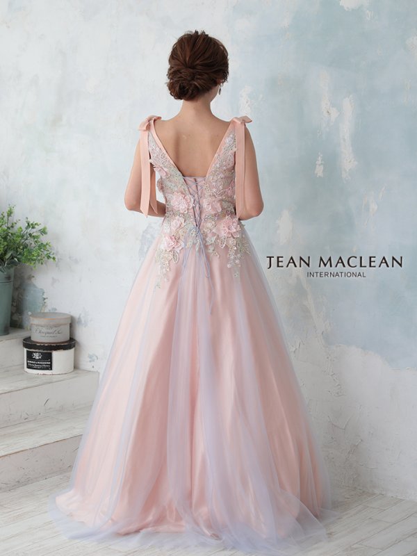 画像8: Lサイズあり【JEAN MACLEAN/ジャンマクレーン】バースデー/ 立体フラワー刺繍/ チュール/ プリンセス/ キャバドレスlong[OF2A] (8)