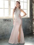 画像2: 【IRMA/イルマ】アメスリ/ ホルターネック/ ラメ/ 刺繍レース/ スリット/ タイト/ ロングドレス/ キャバドレス long[HC03] (2)