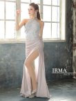 画像3: 【IRMA/イルマ】アメスリ/ ホルターネック/ ラメ/ 刺繍レース/ スリット/ タイト/ ロングドレス/ キャバドレス long[HC03] (3)