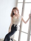 画像5: 【IRMA/イルマ】デザイン刺繍/ サイドシアー/ ロング/ マーメイド/ ロングドレス /キャバドレス long[HC03] (5)
