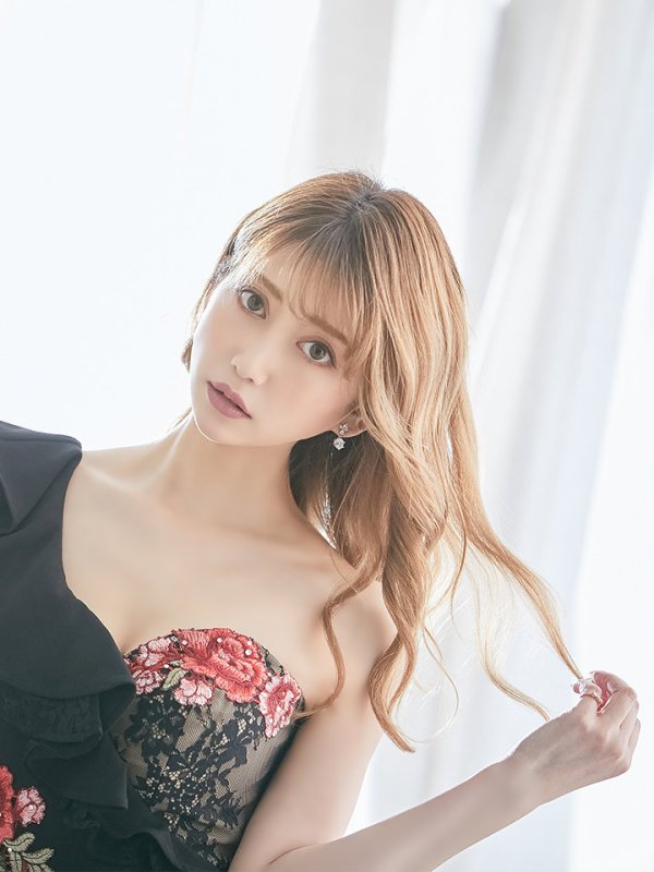 画像4: 【IRMA/イルマ】ワンショル/フラワーレース/ ペプラム / タイト/ ミニドレス/キャバドレス[HC03] (4)