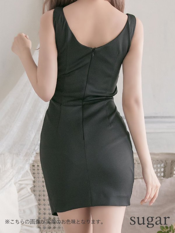 画像9: 【IRMA/イルマ】ワンカラー/カットアウト/ストレッチ/タイト/ミニドレス[HC03] (9)