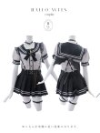 画像12: 【即日発送】【ハロウィン】スイートデビルスクールガール【Malymoon/マリームーン】 【コスプレ7点セット】【フリーサイズ/1カラー】[YMT] (12)