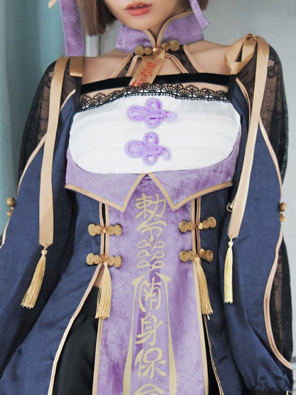 画像9: 【即日発送】【ハロウィン】ミスティックカラーキョンシー【Malymoon/マリームーン】【コスプレ6点セット】【フリーサイズ/1カラー】[HC03] (9)