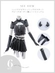 画像14: 【即日発送】【ハロウィン】ディープブラックエナメルジップヴィラン【Malymoon/マリームーン】 【コスプレ6点セット】【フリーサイズ/1カラー】[YMT] (14)