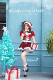 画像5: 【即日発送】【クリスマスコスプレ8点セット】【Malymoon/マリームーン】チェック柄サンタクロース【フリーサイズ/1カラー】[YMT] (5)