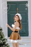 画像18: 【即日発送】【クリスマスコスプレ4点セット】【Malymoon/マリームーン】レースアップxウエストリボンサンタコスプレ【フリーサイズ/8カラー】[YMT] (18)