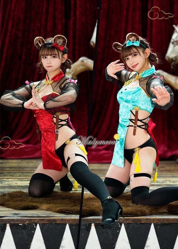 画像8: 【即日発送】チャイナベア《ハロウィンコスプレ5点セット》【Dreamy Doll/ドリーミードール】【フリーサイズ/1カラー】[HC03] (8)