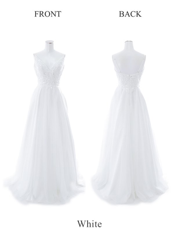 画像41: 【関西コレクション着用】【Lip line/リップライン】立体フラワー刺繍レース/ ラメ/ キャミソール/ Aライン/ プリンセス/ フレア/ ロングドレス/ キャバドレス long[HC03] (41)