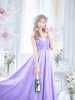 画像21: 【関西コレクション着用】【Lip line/リップライン】立体フラワー刺繍レース/ ラメ/ キャミソール/ Aライン/ プリンセス/ フレア/ ロングドレス/ キャバドレス long[HC03] (21)