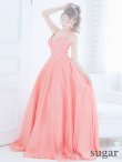 画像11: 【Lip line/リップライン】立体フラワー刺繍レース/ ラメ/ キャミソール/ Aライン/ プリンセス/ フレア/ ロングドレス/ キャバドレス long[HC03] (11)