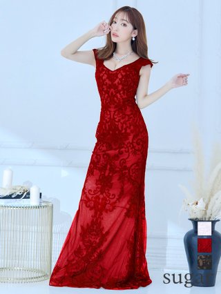 レッド ビーズ装飾 タイトドレス sugar レッド ビーズ装飾 タイトドレス sugar sugar ビーズ装飾 タイトドレス