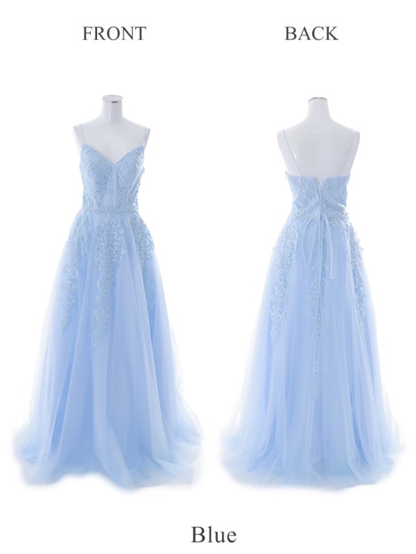 画像38: 【NENE/関西コレクション着用】【NENE/Lip line/リップライン】デザイン刺繍レース/ スピンドル/ キャミソール/ Aライン/ プリンセス/ フレア/ ロングドレス/ キャバドレス long[HC03] (38)