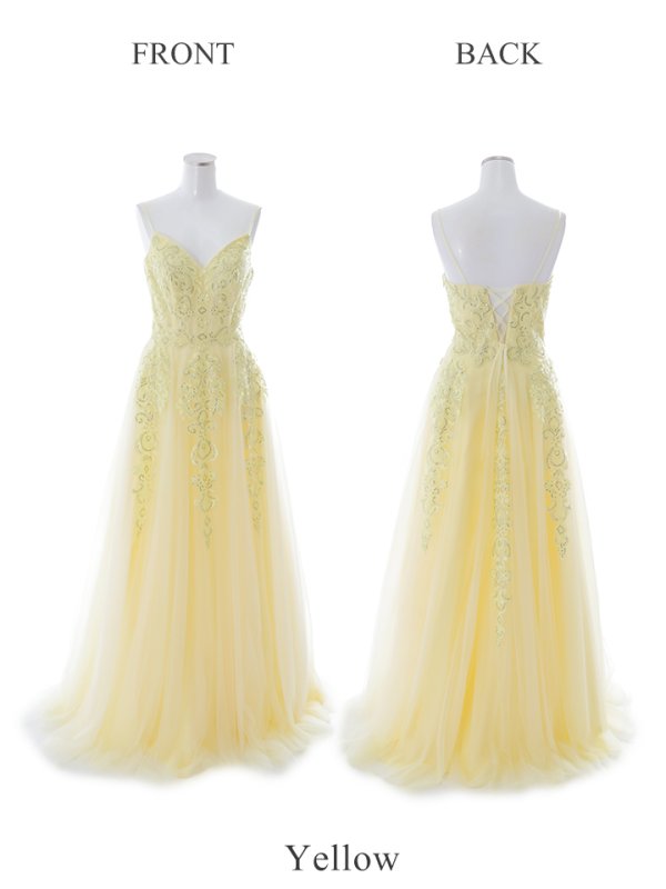 画像41: 【NENE/関西コレクション着用】【NENE/Lip line/リップライン】デザイン刺繍レース/ スピンドル/ キャミソール/ Aライン/ プリンセス/ フレア/ ロングドレス/ キャバドレス long[HC03] (41)