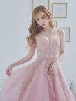 画像34: 【NENE/関西コレクション着用】【NENE/Lip line/リップライン】デザイン刺繍レース/ スピンドル/ キャミソール/ Aライン/ プリンセス/ フレア/ ロングドレス/ キャバドレス long[HC03] (34)