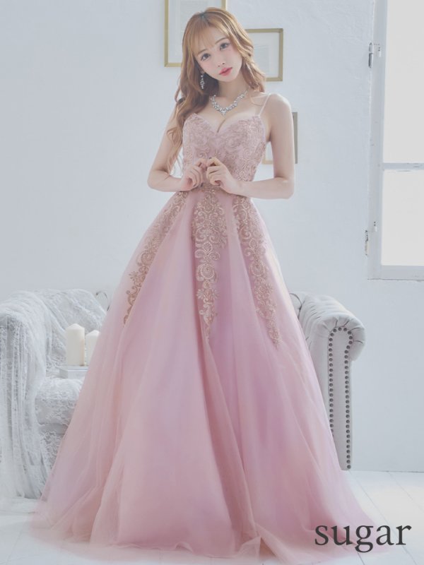 画像35: 【NENE/関西コレクション着用】【NENE/Lip line/リップライン】デザイン刺繍レース/ スピンドル/ キャミソール/ Aライン/ プリンセス/ フレア/ ロングドレス/ キャバドレス long[HC03] (35)