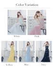 画像14: 【Lip line/リップライン】フラワー刺繍/ ベア/ チュール/ レース/ Aライン/ スピンドル/ ロングドレス/ キャバドレス long[HC03] (14)