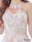画像13: 【Lip line/リップライン】フラワープリント/ 刺繍/ アメスリ/ Aライン/ プリンセス/ フレア/ ロングドレス/ キャバドレス long[HC03] (13)