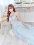 画像3: 【Lip line/リップライン】フラワープリント/ 刺繍/ アメスリ/ Aライン/ プリンセス/ フレア/ ロングドレス/ キャバドレス long[HC03] (3)