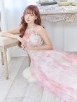 画像8: 【Lip line/リップライン】フラワープリント/ 刺繍/ アメスリ/ Aライン/ プリンセス/ フレア/ ロングドレス/ キャバドレス long[HC03] (8)