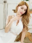 画像28: 【Lip line/リップライン】プリーツ/ アメスリ/ ワンカラー/ シアー/ 刺繍/ Aライン/ ロングドレス/ キャバドレス long[HC03] (28)