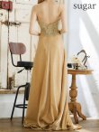 画像10: 【Lip line/リップライン】ラメ/ 刺繍/ シアー/ ノースリーブ/ Aライン/ ロングドレス/ キャバドレス long[HC03] (10)