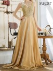 画像9: 【Lip line/リップライン】ラメ/ 刺繍/ シアー/ ノースリーブ/ Aライン/ ロングドレス/ キャバドレス long[HC03] (9)