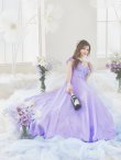 画像18: 【関西コレクション着用】【Lip line/リップライン】フラワー刺繍/ ノースリーブ/ Aライン/ フレア/ プリンセス/ ロングドレス/ キャバドレス long[HC03] (18)