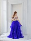 画像9: 【Lip line/リップライン】刺繍/ オフショル/ チュール/ フレア/ プリンセス/ ロングドレス/ キャバドレス long[HC03] (9)
