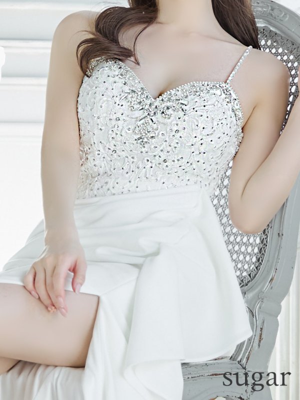 画像14: 【Lip line/リップライン】刺繍/ ラインストーン/ キャミソール/ フリル/ スリット/ ストレッチ/ ロングドレス/ キャバドレス long[HC03] (14)