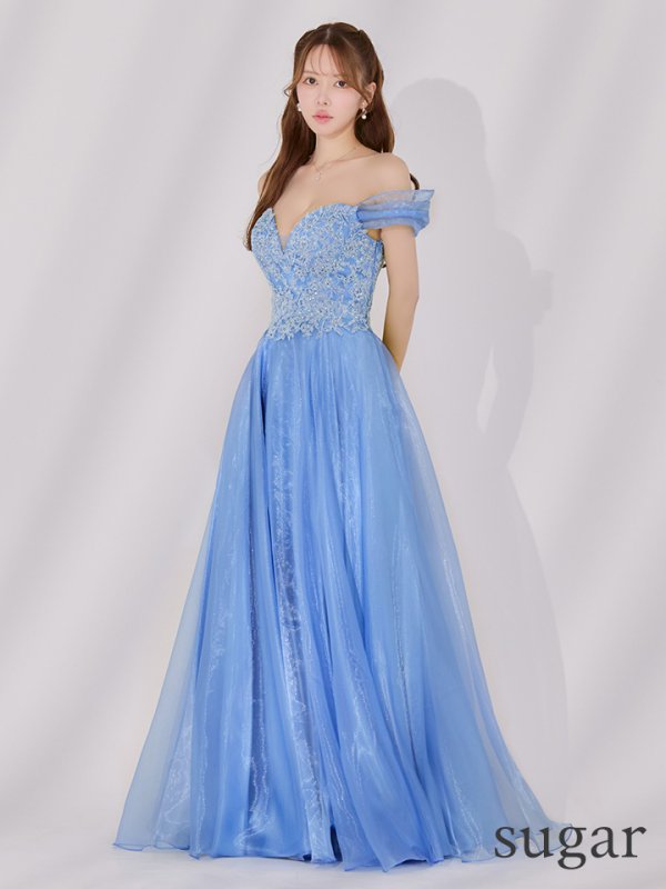 ブルー モデル：ゆめ　身長：160cm　着用サイズ：Sサイズ