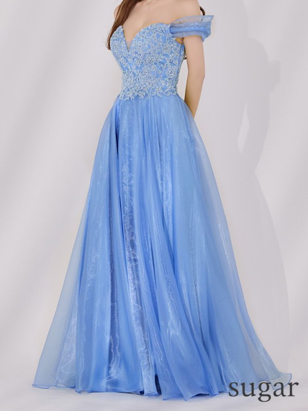 ブルー モデル：ゆめ　身長：160cm　着用サイズ：Sサイズ