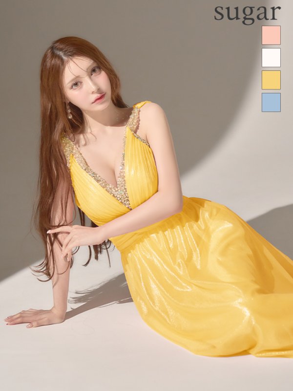 イエロー モデル：ももか　身長：156cm　着用サイズ：Sサイズ