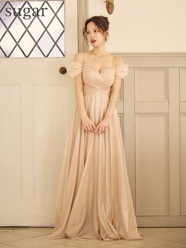 ベージュ モデル：ゆめ　身長：160cm　着用サイズ：Sサイズ