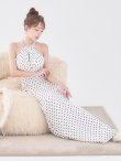 ホワイト　モデル：りな　身長：160cm　着用サイズ：Sサイズ