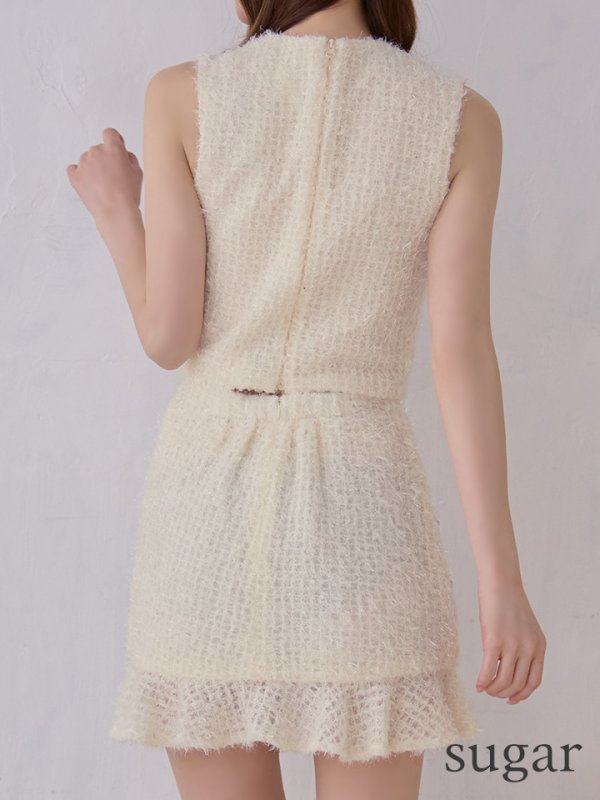 クリーム　モデル：ゆめ　身長：160cm　着用サイズ：Sサイズ