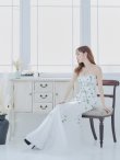 画像5: 【Lip line/リップライン】フラワー刺繍/ ベア/ チュール/ レース/ Aライン/ スピンドル/ ロングドレス/ キャバドレス long[HC03] (5)
