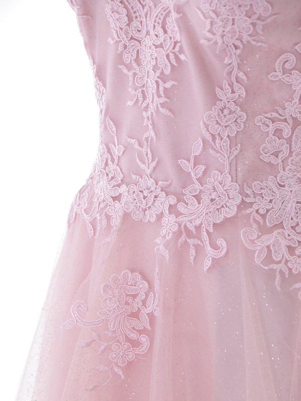 画像26: 【Lip line/リップライン】オフショル/ ハートカット/ ラメ/ 刺繍レース/ チュール/ プリンセス/ フレア/ Aライン/ ロングドレス/ キャバドレス long[HC03] (26)