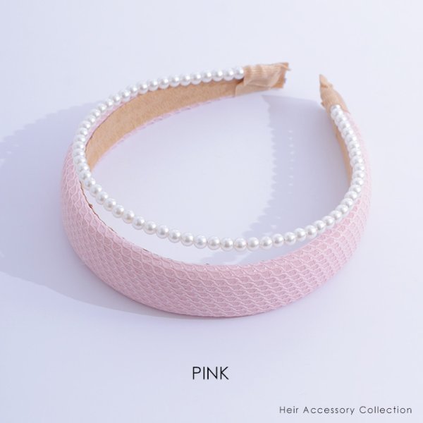 画像3: 【アクセサリー：カチューシャ】パールカラーカチューシャ【3カラー】[OF02] (3)