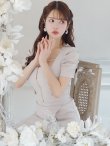 画像5: 【ANDY/アンディ】スクエアネック/ パフスリーブ/ 袖あり/ フロントジップ/ プリーツ/ フレア/ セットアップ/ ミニドレス/ キャバドレス[OF05] (5)