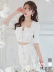 ホワイト モデル：ゆめ　身長：160cm　着用サイズ：Sサイズ