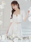 ホワイト モデル：ゆめ　身長：160cm　着用サイズ：Sサイズ