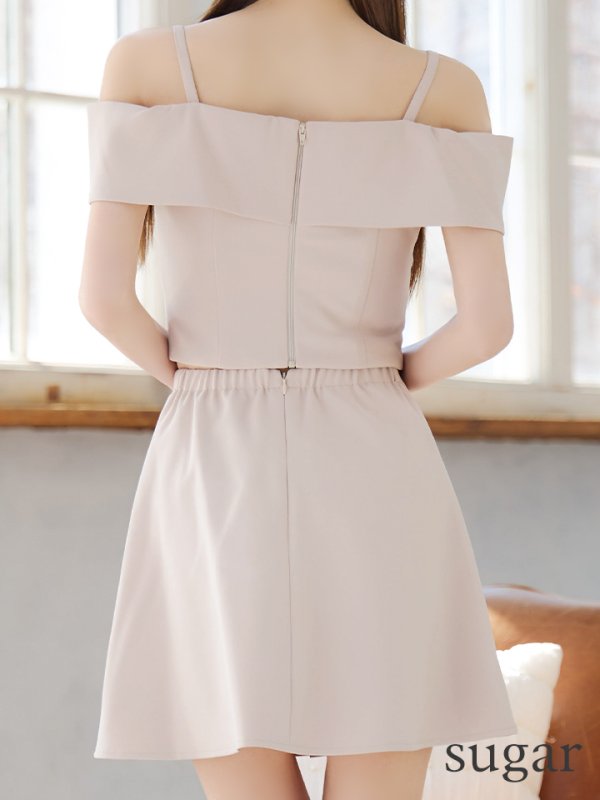 ベージュ モデル:ゆめ 身長:160cm 着用サイズ:Sサイズ