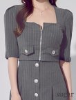 グレー　モデル：ゆめ　身長：160cm　着用サイズ：Sサイズ