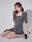 グレー　モデル：ゆめ　身長：160cm　着用サイズ：Sサイズ