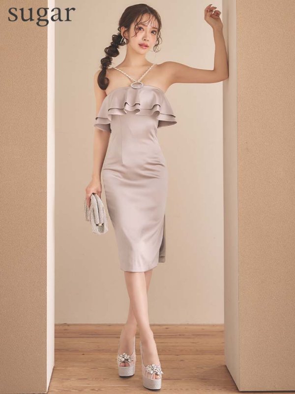 シャンパンベージュ　モデル：朝陽凪　身長：156cm　着用サイズ：Sサイズ