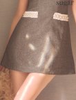 ブラウン　モデル：三上悠亜　身長：159cm　着用サイズ：Sサイズ