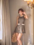 ブラウン　モデル：三上悠亜　身長：159cm　着用サイズ：Sサイズ
