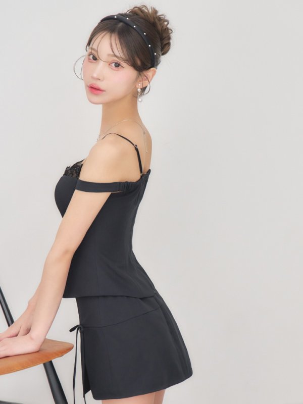 グレー　モデル：るりぴ　身長：165cm　着用サイズ：Sサイズ