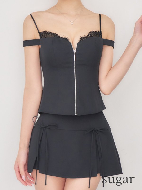 グレー　モデル：るりぴ　身長：165cm　着用サイズ：Sサイズ